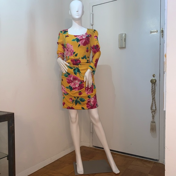 Dolce & Gabbana Dresses & Skirts - DOLCE GABBANA SILK FLORAL DRESS